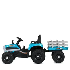 Детский трактор M 5733 EBLR-3 красный, с прицепом, пульт управления фото 54