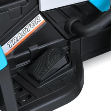 Детский трактор M 5733 EBLR-4 синий, с прицепом, пульт управления фото 11