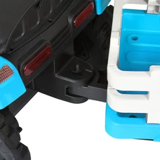 Детский трактор M 5733 EBLR-4 синий, с прицепом, пульт управления фото 31