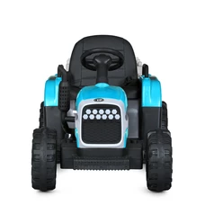 Детский трактор M 5733 EBLR-4 синий, с прицепом, пульт управления фото 21