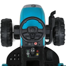 Детский трактор M 5733 EBLR-4 синий, с прицепом, пульт управления фото 71