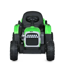 Детский трактор M 5733 EBLR-5 зеленый, с прицепом, пульт управления фото 14