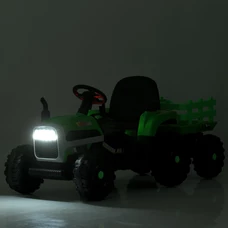 Детский трактор M 5733 EBLR-5 зеленый, с прицепом, пульт управления фото 54