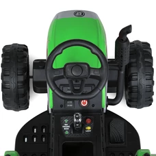 Детский трактор M 5733 EBLR-5 зеленый, с прицепом, пульт управления фото 63