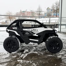 Двухместный детский электромобиль багги M 6075 EBLR-1 (24V) белый, 4 мотора фото 53