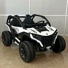 Двухместный детский электромобиль багги M 6075 EBLR-1 (24V) белый, 4 мотора фото 18