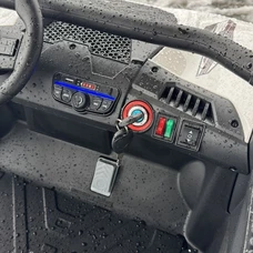 Двухместный детский электромобиль багги M 6075 EBLR-1 (24V) белый, 4 мотора фото 15