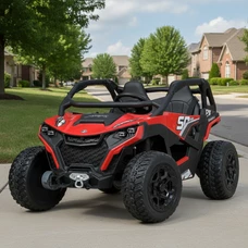 Двухместный детский электромобиль багги M 6075 EBLR-3 (24V) красный, 4 мотора