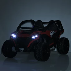 Двухместный детский электромобиль багги M 6075 EBLR-3 (24V) красный, 4 мотора фото 71