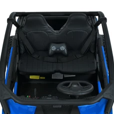 Двухместный детский электромобиль багги M 6075 EBLR-4 (24V) синий, 4 мотора фото 22