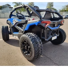 Двухместный детский электромобиль багги M 6075 EBLR-4 (24V) синий, 4 мотора фото 37