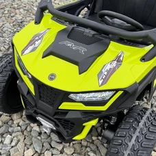 Детский электромобиль багги M 6075 EBLR-5 (24V) зеленый, двухместный, 4 мотора фото 31