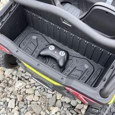 Детский электромобиль багги M 6075 EBLR-5 (24V) зеленый, двухместный, 4 мотора фото 18