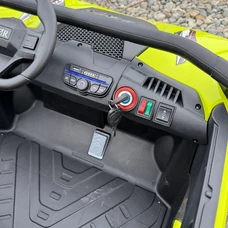 Детский электромобиль багги M 6075 EBLR-5 (24V) зеленый, двухместный, 4 мотора фото 32