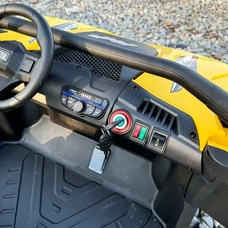 Детский электромобиль багги M 6075 EBLR-6 (24V) желтый, двухместный, 4 мотора фото 22