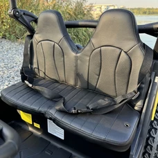 Детский электромобиль багги M 6075 EBLR-6 (24V) желтый, двухместный, 4 мотора фото 20