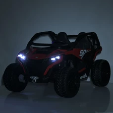 Детский электромобиль багги M 6075 EBLR-6 (24V) желтый, двухместный, 4 мотора фото 86