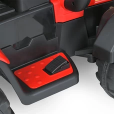 Детский электромобиль трактор M 5852 EBLR-3 красный, с прицепом, пульт управления фото 18