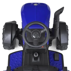 Детский электромобиль трактор M 5852 EBLR-4 синий, с прицепом, пульт управления фото 53