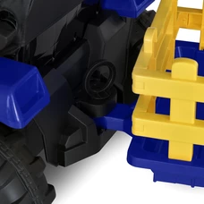 Детский электромобиль трактор M 5852 EBLR-4 синий, с прицепом, пульт управления фото 32