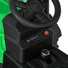 Детский электромобиль трактор M 5852 EBLR-5 зеленый, с прицепом, пульт управления фото 53