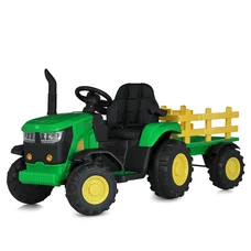 Детский электромобиль трактор M 5852 EBLR-5 зеленый, с прицепом, пульт управления фото 41