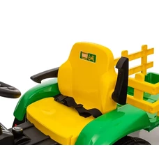 Детский электромобиль трактор M 5852 EBLR-5 зеленый, с прицепом, пульт управления фото 86