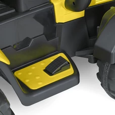 Детский электромобиль трактор M 5852 EBLR-6 желтый, с прицепом, пульт управления фото 20