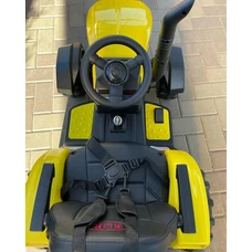 Детский электромобиль трактор M 5852 EBLR-6 желтый, с прицепом, пульт управления фото 92