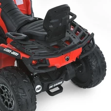 Детский квадроцикл на аккумуляторе M 6080 EBLR-3 красный, кожаное сиденье фото 31