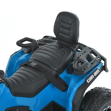 Детский квадроцикл на аккумуляторе M 6080 EBLR-4 синий, кожаное сиденье фото 31