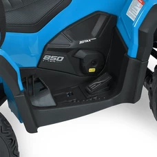 Детский квадроцикл на аккумуляторе M 6080 EBLR-4 синий, кожаное сиденье фото 53