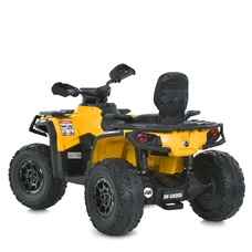 Детский электро квадрик M 6080 EBLR-6 желтый, с пультом управления фото 21