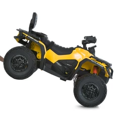 Детский электро квадрик M 6080 EBLR-6 желтый, с пультом управления фото 54