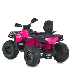 Детский электро квадрик M 6080 EBLR-8-2 розовый, с пультом управления фото 21