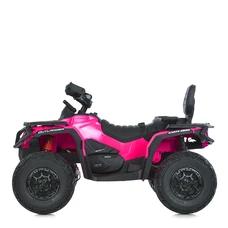 Детский электро квадрик M 6080 EBLR-8-2 розовый, с пультом управления фото 41