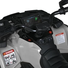 Детский электрический квадроцикл M 6080 EBLR-11 серый, с пультом управления фото 11