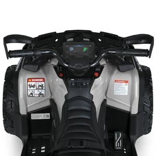 Детский электрический квадроцикл M 6080 EBLR-11 серый, с пультом управления фото 92