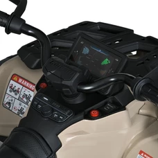 Детский электрический квадроцикл M 6080 EBLR-13 бежевый, с пультом управления фото 16