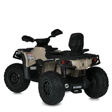 Детский электрический квадроцикл M 6080 EBLR-13 бежевый, с пультом управления фото 21