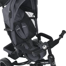 Трехколесный велосипед с родительской ручкой Turbo Trike MT 1005-2 графитовый фото 37