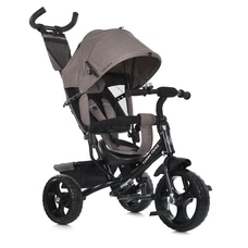 Трехколесный велосипед с родительской ручкой Turbo Trike MT 1005-5 коричнево-серый