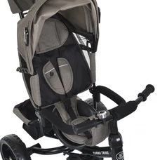 Трехколесный велосипед с родительской ручкой Turbo Trike MT 1005-5 коричнево-серый фото 37