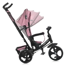 Трехколесный велосипед для детей Turbo Trike MT 1005-6 розовый, с родительской ручкой фото 14