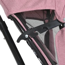 Трехколесный велосипед для детей Turbo Trike MT 1005-6 розовый, с родительской ручкой фото 16