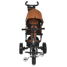 Трехколесный велосипед для детей Turbo Trike MT 1005-11 оранжевый, с родительской ручкой фото 14