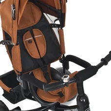 Трехколесный велосипед для детей Turbo Trike MT 1005-11 оранжевый, с родительской ручкой фото 37