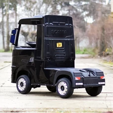 Детский электромобиль грузовик M 6062 EBLR-2 черный, Scania, 4 мотора фото 54