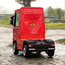 Детский электромобиль грузовик M 6062 EBLR-3 красный, Scania, 4 мотора фото 71