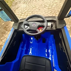 Детский электромобиль грузовик M 6062 EBLR-4 синий, Scania, 4 мотора фото 31